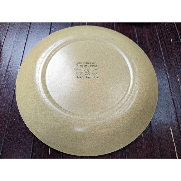 Vintage 70's MCM Stonecrest Rio Verde Plate Johnson Bros Made in England 10.75" - Picture 13 of 16